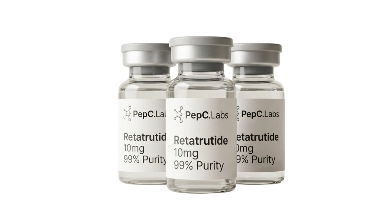 PepC.Labs research peptide vials